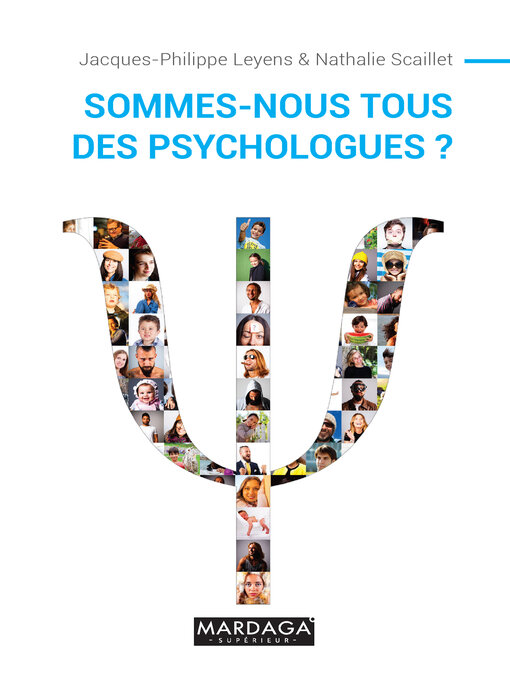 Cover image for Sommes-nous tous des psychologues ?